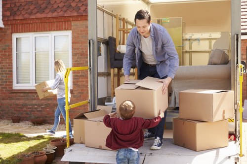 Furniture pick-up service for a Mayfair townhouse with careful access planning
