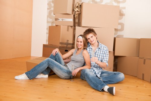 Removal team planning a move near Mayfair townhouses and central London streets
