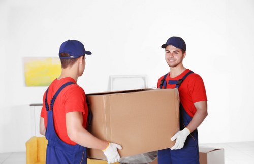 Local packing team managing a discreet move in Mayfair