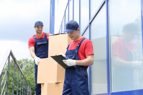 Moving truck service planning a relocation in Mayfair streets