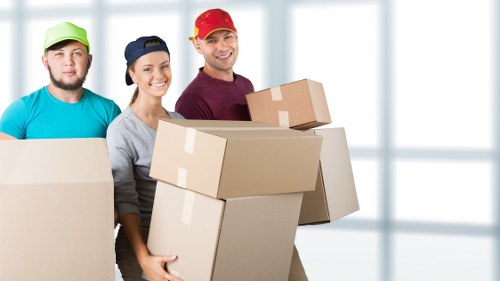 Professional team assisting with a student apartment relocation in Mayfair