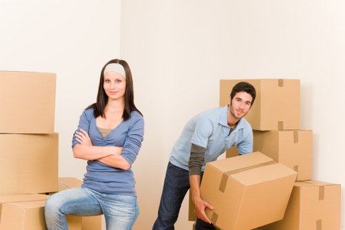 Moving team reviewing service details after a complaint is received