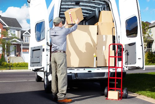 Residential moving truck support for an apartment move in Mayfair