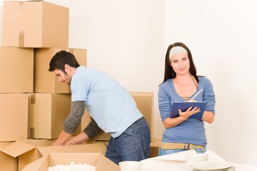 Residential furniture removal in a Mayfair apartment building