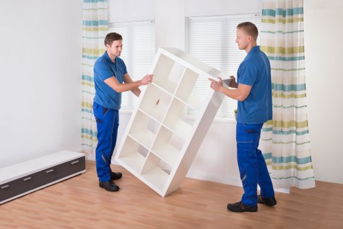 Local removal team loading furniture for a Mayfair move with access planning