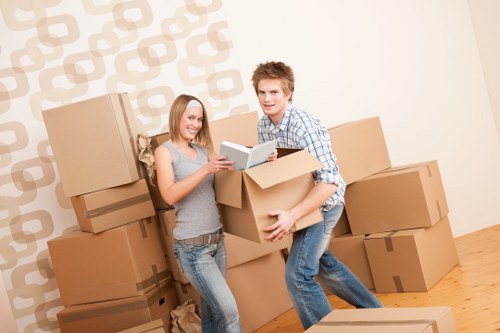 Professional moving truck used for office and residential transport in Mayfair