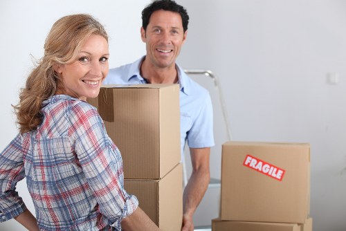Local moving team handling access challenges in central Mayfair